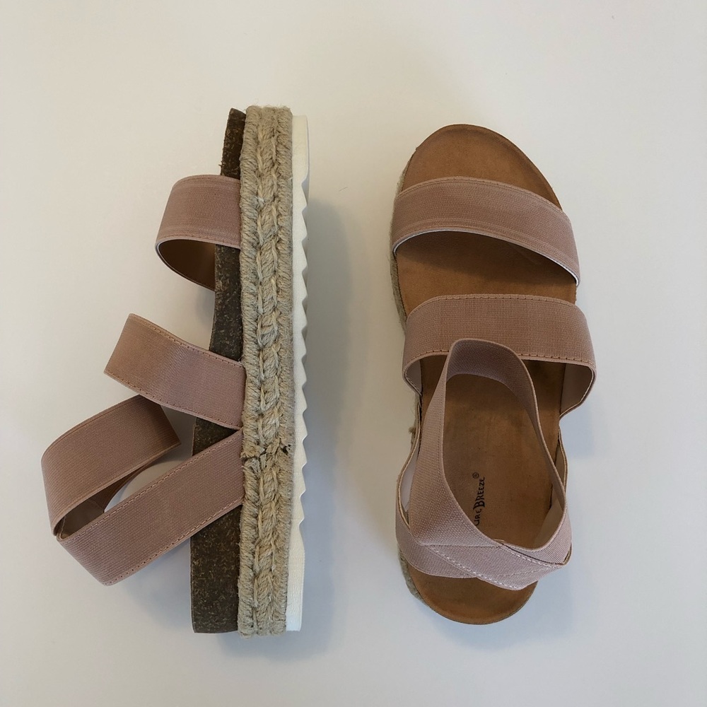 Boutique espadrilles blush color